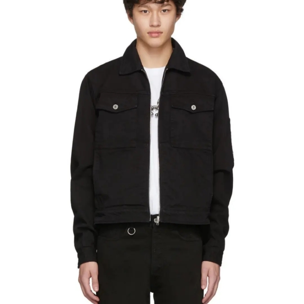 Random Identities  zip up Denim Jacket
